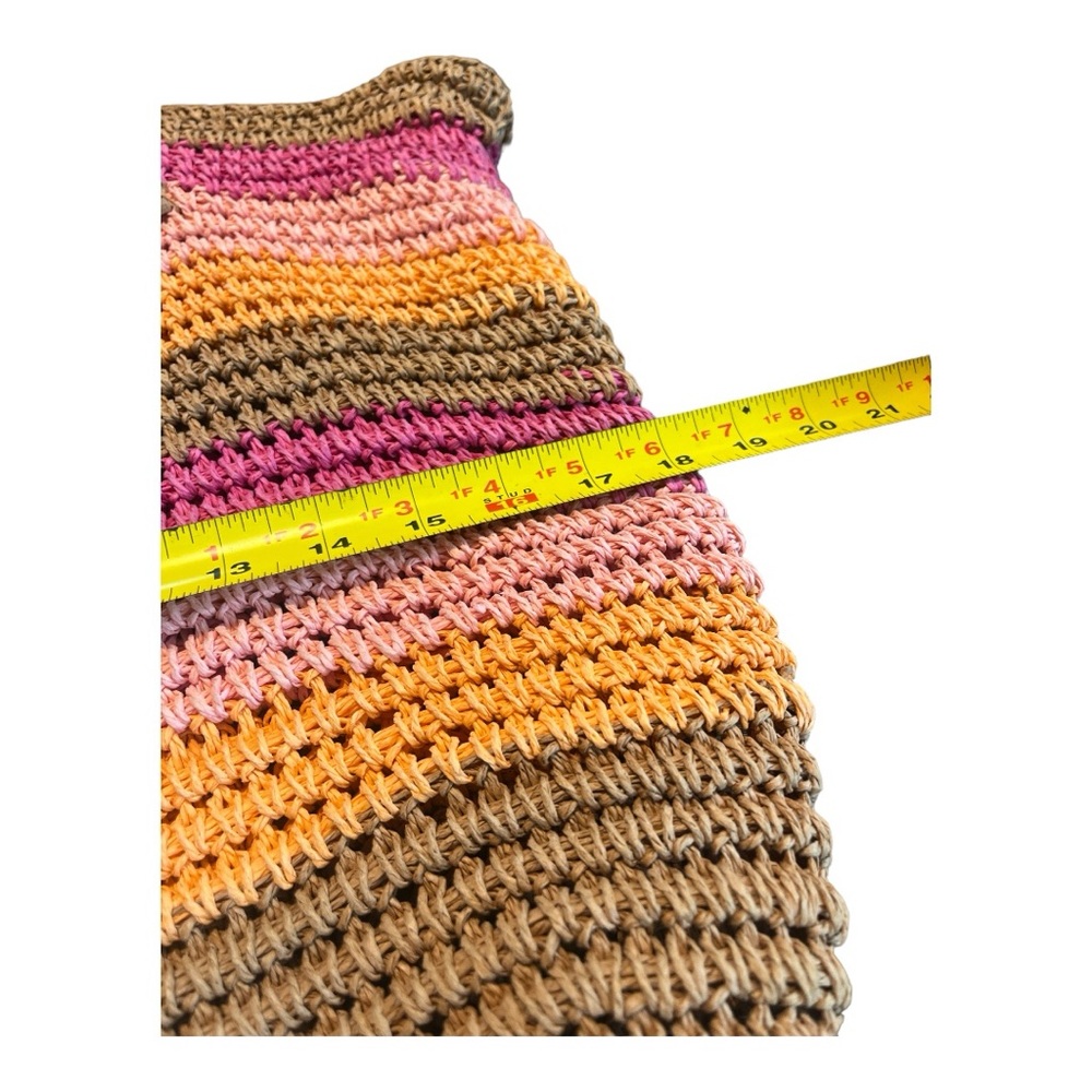 Scoop Paper Straw Tote Multi Color - Picture 4 of 4